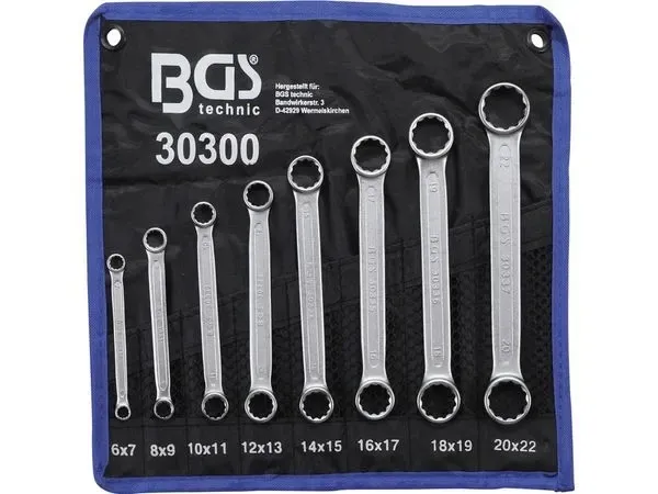 BGS Platte Ringsleutelset 6-22mm 8-delig — foto 8