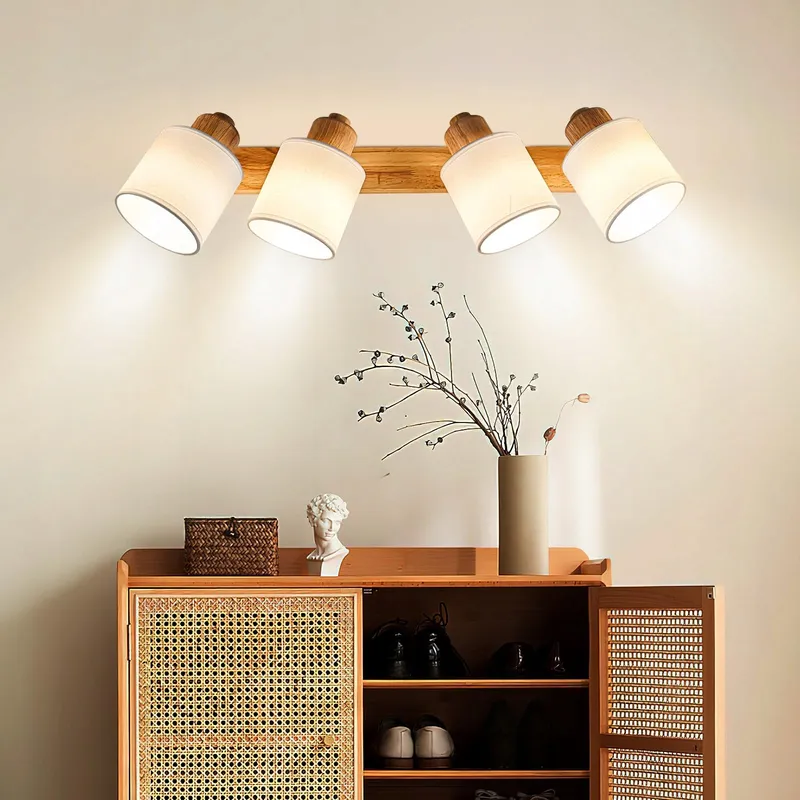 DOUGHELEC Plafondlamp 4-lichts Vintage E14 Voor Woonkamer — foto 2