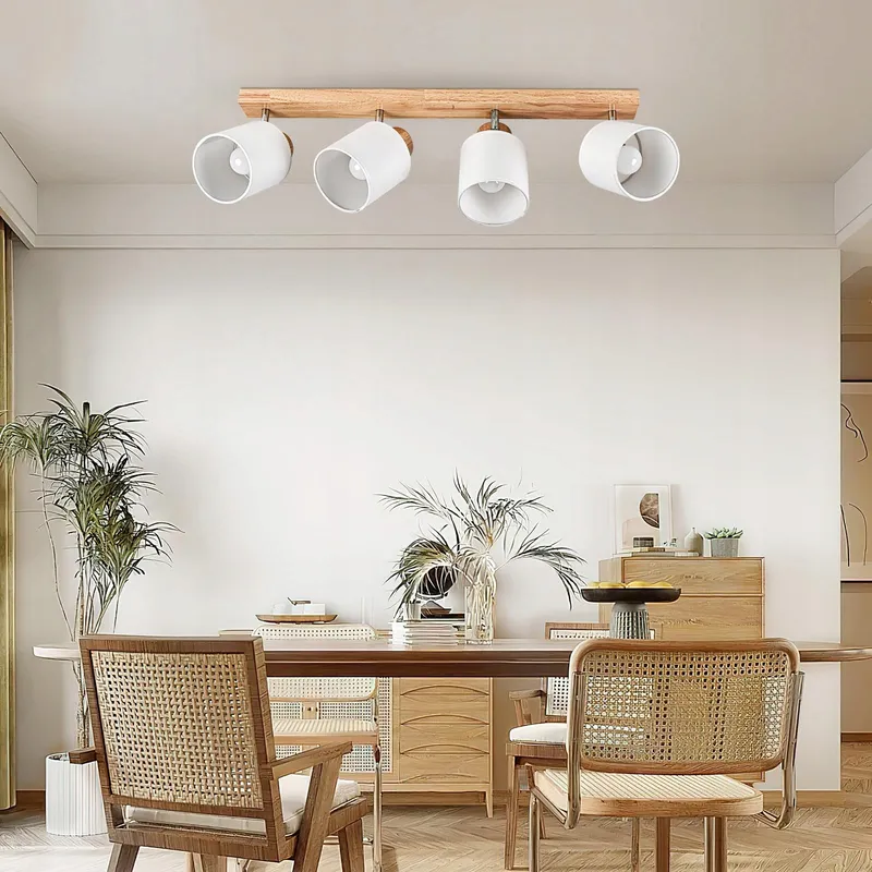 DOUGHELEC Plafondlamp 4-lichts Vintage E14 Voor Woonkamer — foto 8