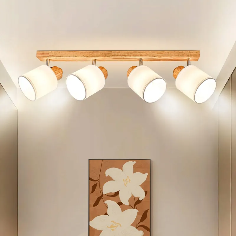 DOUGHELEC Plafondlamp 4-lichts Vintage E14 Voor Woonkamer — foto 1