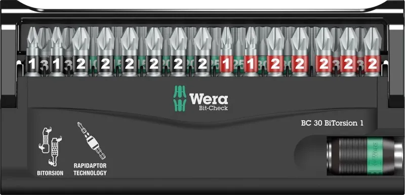 WERA Bitset BiTorsion Bit-Check 30-delig — foto 13