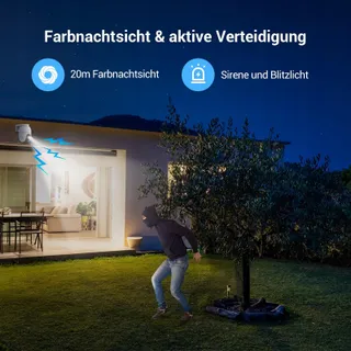 EZVIZ C8c 4K WiFi Buitencamera Pan Tilt Mens Voertuig Detectie — miniatuur 6