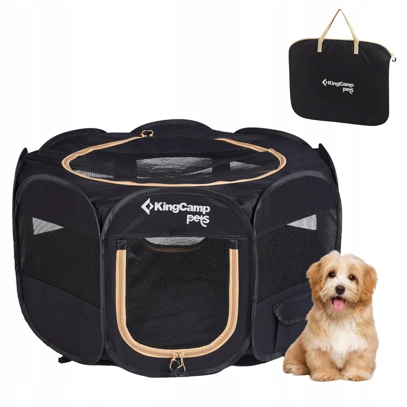 KINGCAMP Draagbare Puppyren voor Honden Katten S — foto 1