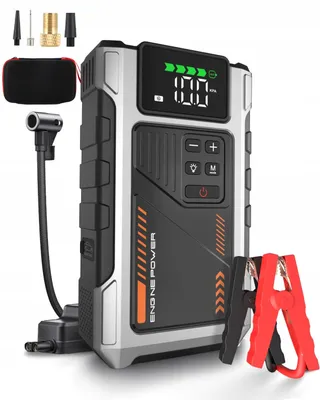 EIGOTRAV Powerbank Compressor 150PSI 6000A Tot 75L Benzine 6L Diesel — miniatuur 1