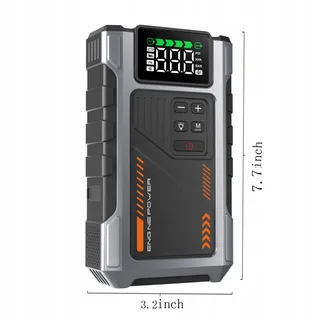 EIGOTRAV Powerbank Compressor 150PSI 6000A Tot 75L Benzine 6L Diesel — miniatuur 5