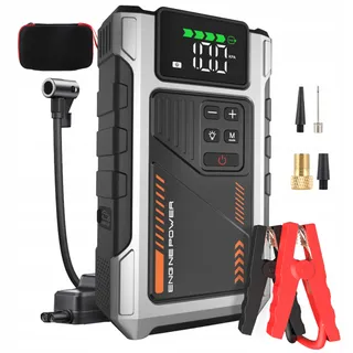 EIGOTRAV Powerbank Compressor 150PSI 6000A Tot 75L Benzine 6L Diesel — miniatuur 4