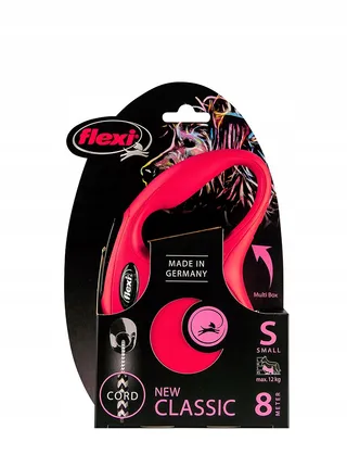 FLEXI New Classic Hondenriem S 8m Rood — miniatuur 8