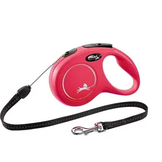 FLEXI New Classic Hondenriem S 8m Rood — miniatuur 7