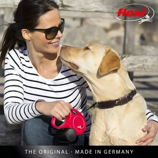 FLEXI New Classic Hondenriem S 8m Rood — miniatuur 6