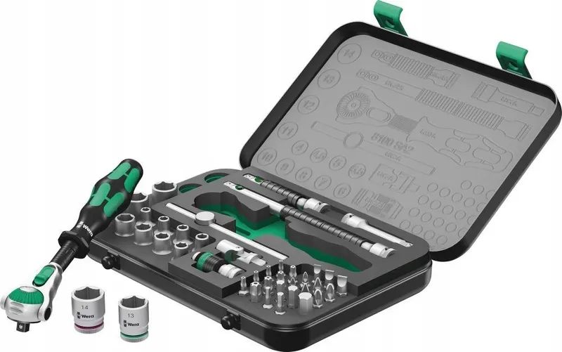 WERA Zyklop Speed Ratelset 1/4 Inch 41-Delig — foto 6