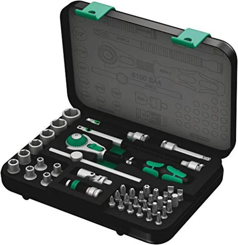 WERA Zyklop Speed Ratelset 1/4 Inch 41-Delig — foto 2