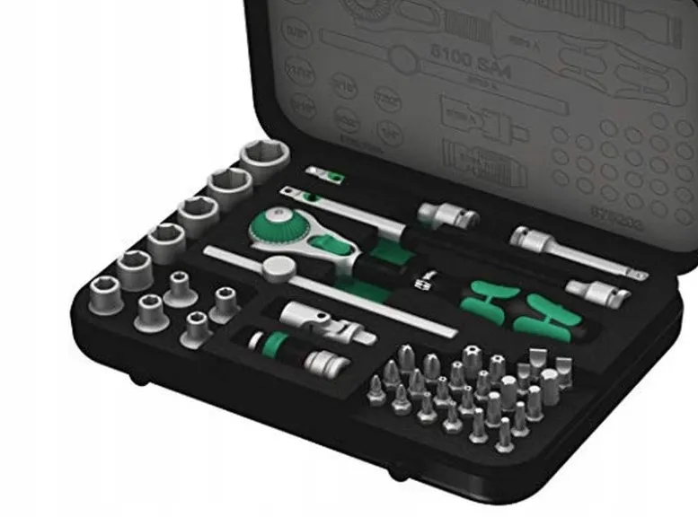 WERA Zyklop Speed Ratelset 1/4 Inch 41-Delig — foto 1