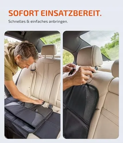 LIONSTRONG Beschermmat Voor Autostoeltje ISOFIX Waterdicht Zwart — foto 4