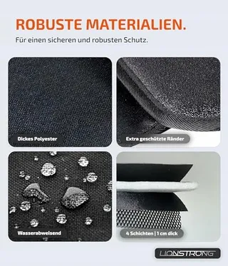 LIONSTRONG Beschermmat Voor Autostoeltje ISOFIX Waterdicht Zwart — miniatuur 5
