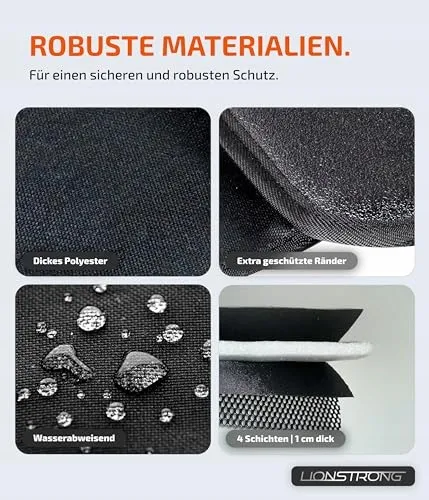 LIONSTRONG Beschermmat Voor Autostoeltje ISOFIX Waterdicht Zwart — foto 5