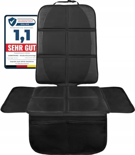 LIONSTRONG Beschermmat Voor Autostoeltje ISOFIX Waterdicht Zwart — foto 1