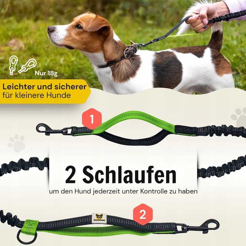 Elastische Hondenriem Kleine Honden tot 15kg Reflecterend 110-160cm — foto 6