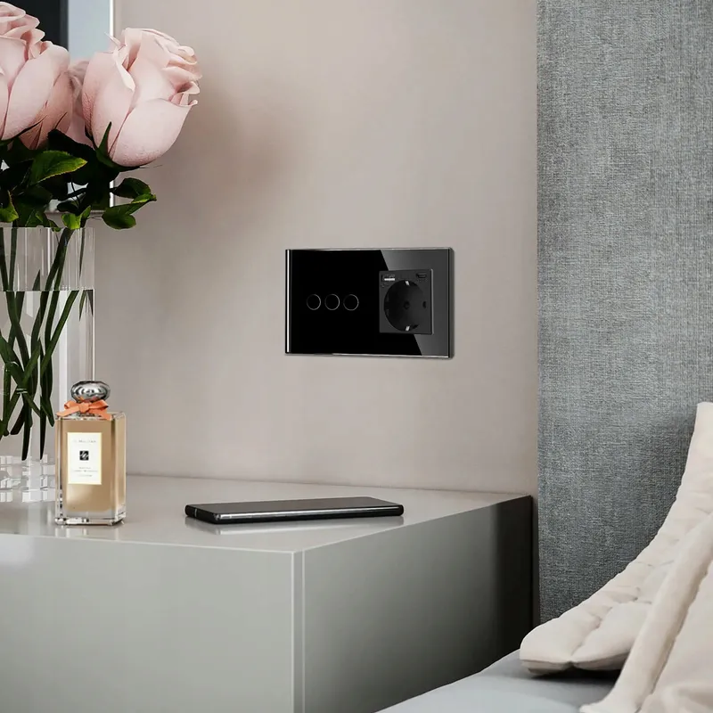 JIMEIDA USB Stopcontact 20W Snelladen met Lichtschakelaar Versie 2 — foto 6