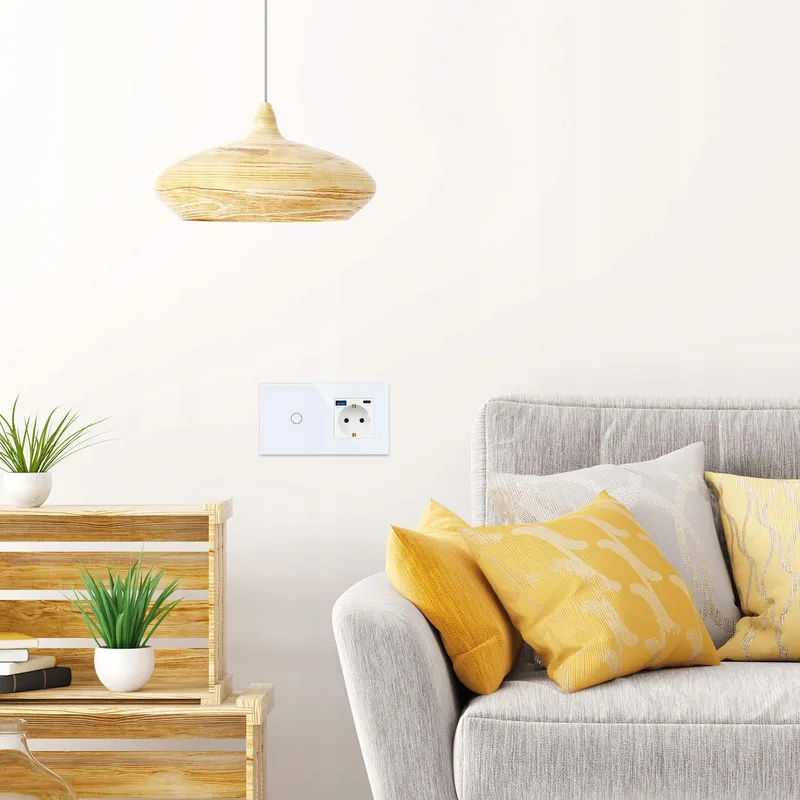JIMEIDA USB Stopcontact 20W Snelladen met Lichtschakelaar Versie 2 — foto 3