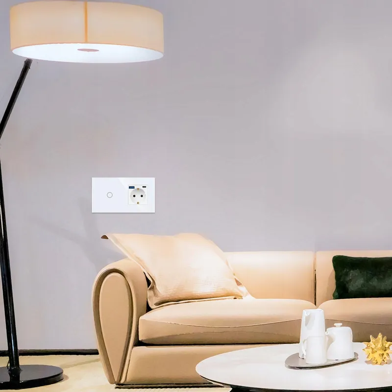 JIMEIDA USB Stopcontact 20W Snelladen met Lichtschakelaar Versie 2 — foto 4