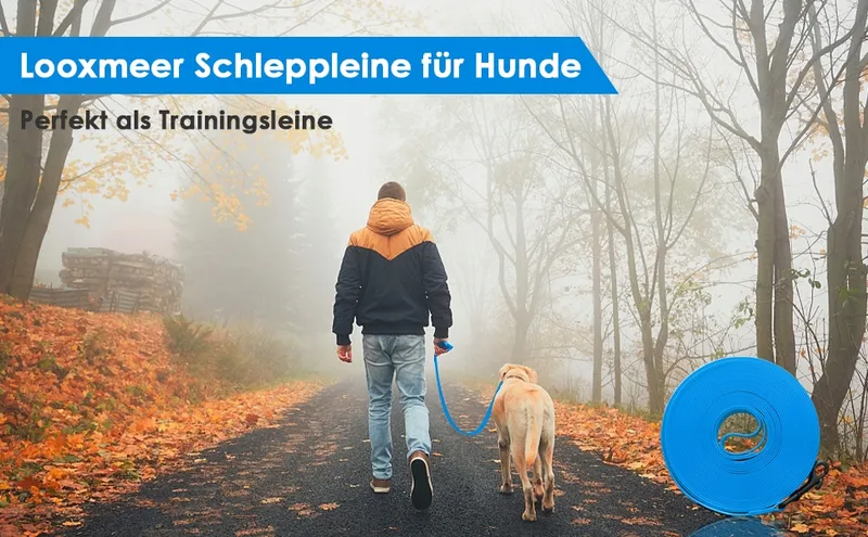 LOOXMEER Sterke Hondenriem Trainingslijn 10m Neon Blauw — foto 11