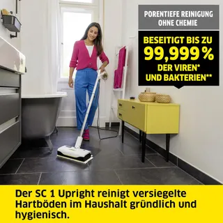 KÄRCHER SC 1 Stoomreiniger 30s Opwarmen 30m² 0,2L 1300W — miniatuur 3