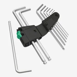 WERA Haakse Sleutelset Metrisch 9-delig Verchroomd — miniatuur 9