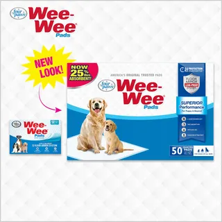 INTERPET Four Paws Plaspads Hygiënisch 50 Stuks — miniatuur 8
