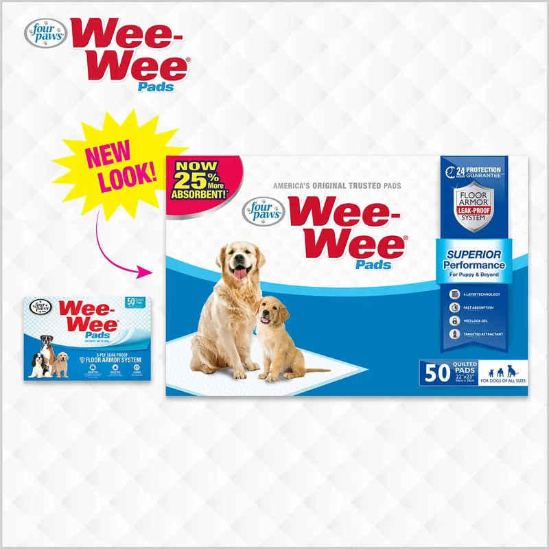 INTERPET Four Paws Plaspads Hygiënisch 50 Stuks — foto 8