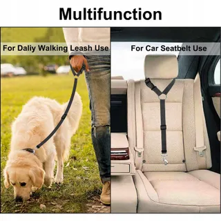 HONZUEN Universele Hond Autogordel Verstelbaar Veiligheid — miniatuur 2