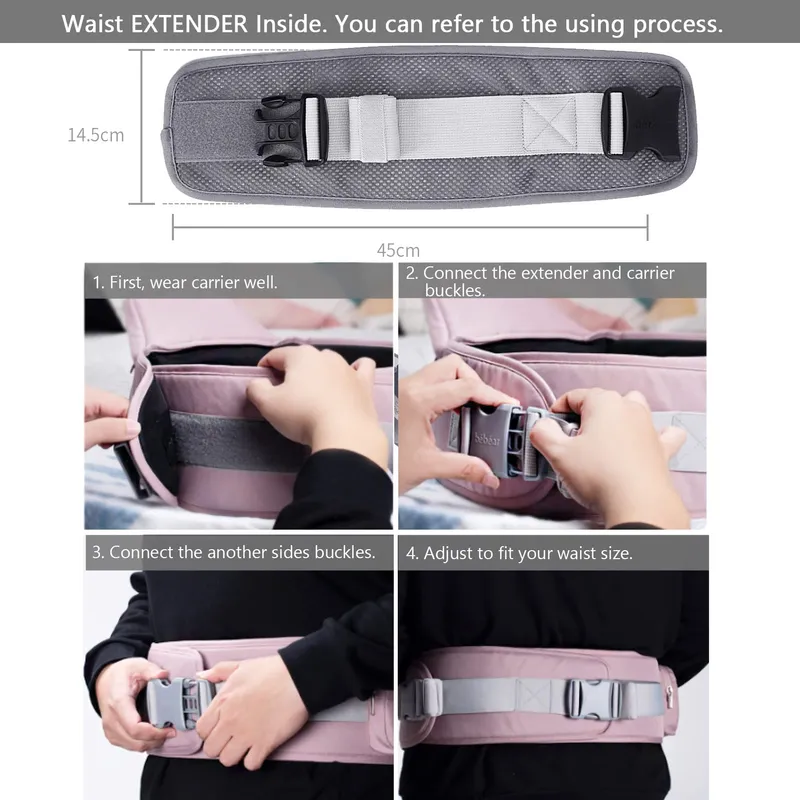 BEBEAR Ergonomische Draagzak 6-in-1 3D Air Mesh Baby Kind — foto 6