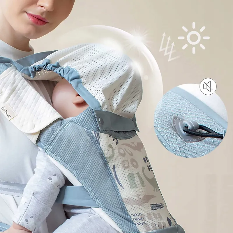 BEBEAR Ergonomische Draagzak 6-in-1 3D Air Mesh Baby Kind — foto 5