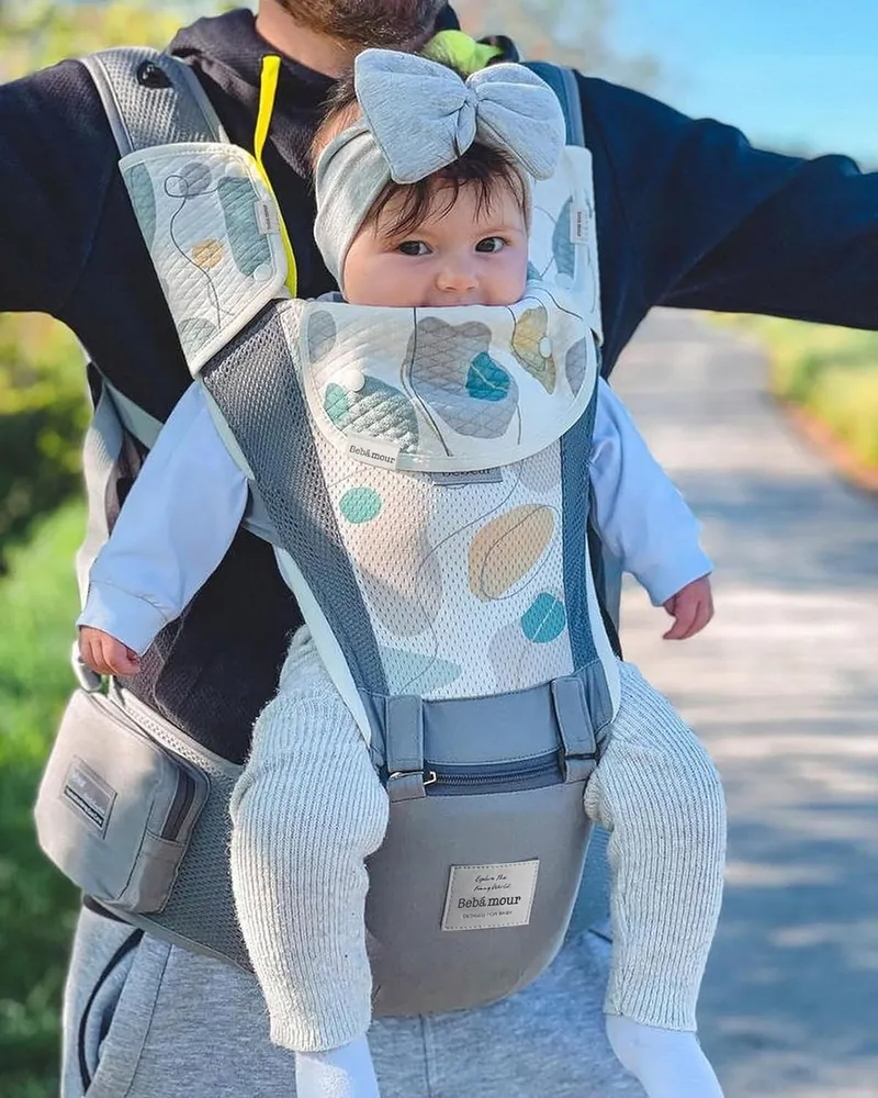 BEBEAR Ergonomische Draagzak 6-in-1 3D Air Mesh Baby Kind — foto 3