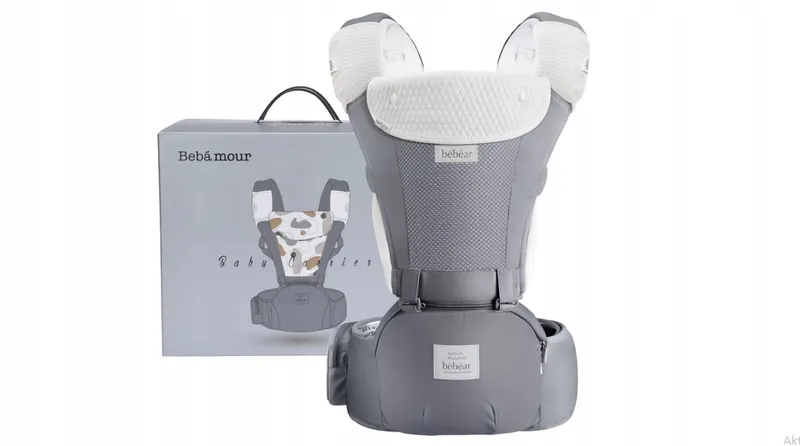 BEBEAR Ergonomische Draagzak 6-in-1 3D Air Mesh Baby Kind — foto 10