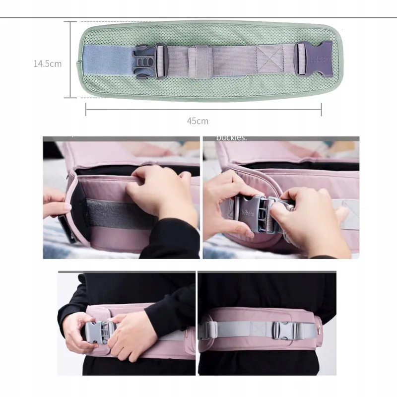 BEBEAR Ergonomische Draagzak 6-in-1 3D Air Mesh Baby Kind — foto 12