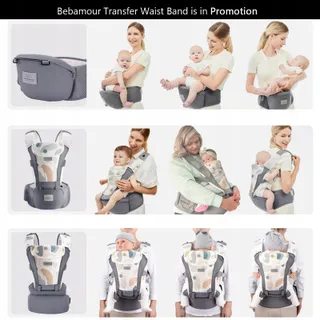 BEBEAR Ergonomische Draagzak 6-in-1 3D Air Mesh Baby Kind — miniatuur 7