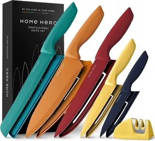 HOME HERO Keukenmessenset RVS Professioneel — miniatuur 1