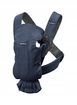 BABYBJÖRN Draagzak Mini Ergonomisch 3D Mesh Marineblauw — miniatuur 1