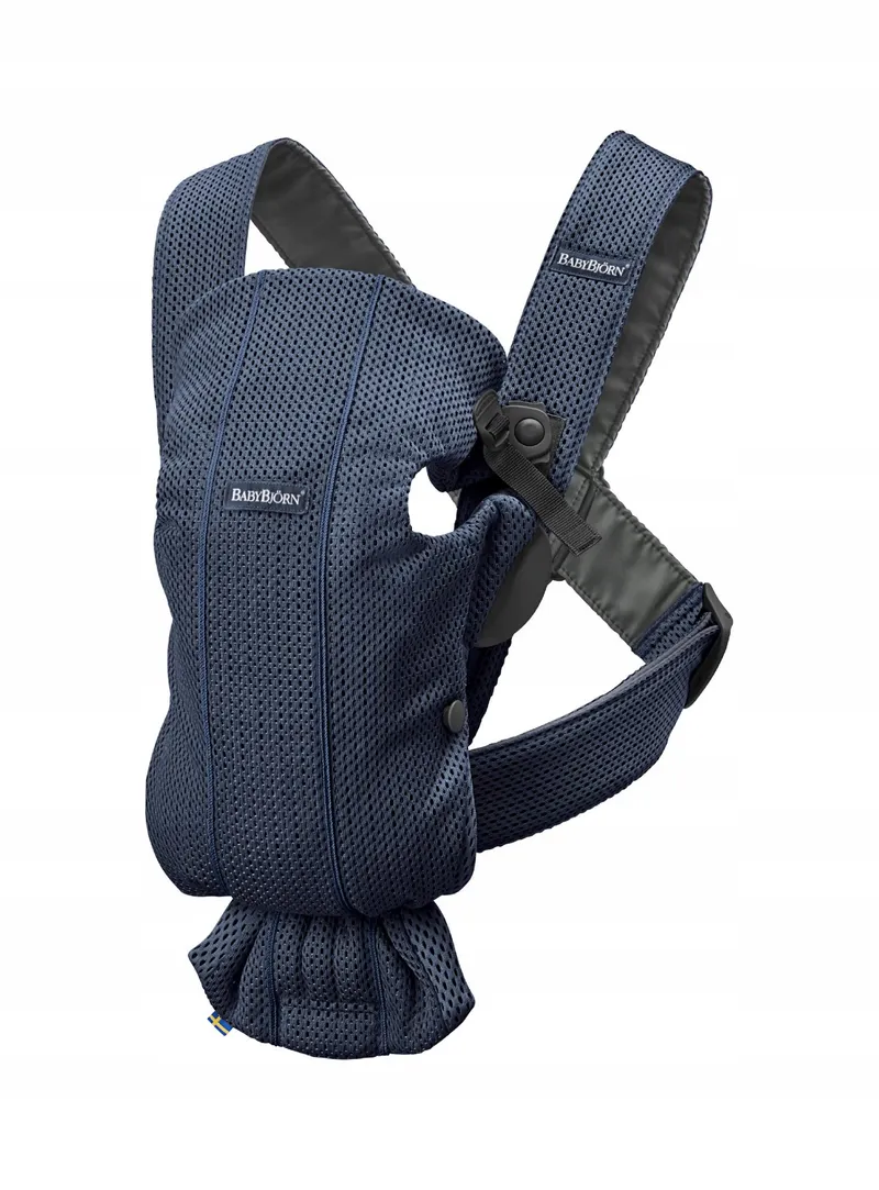 BABYBJÖRN Draagzak Mini Ergonomisch 3D Mesh Marineblauw — foto 1