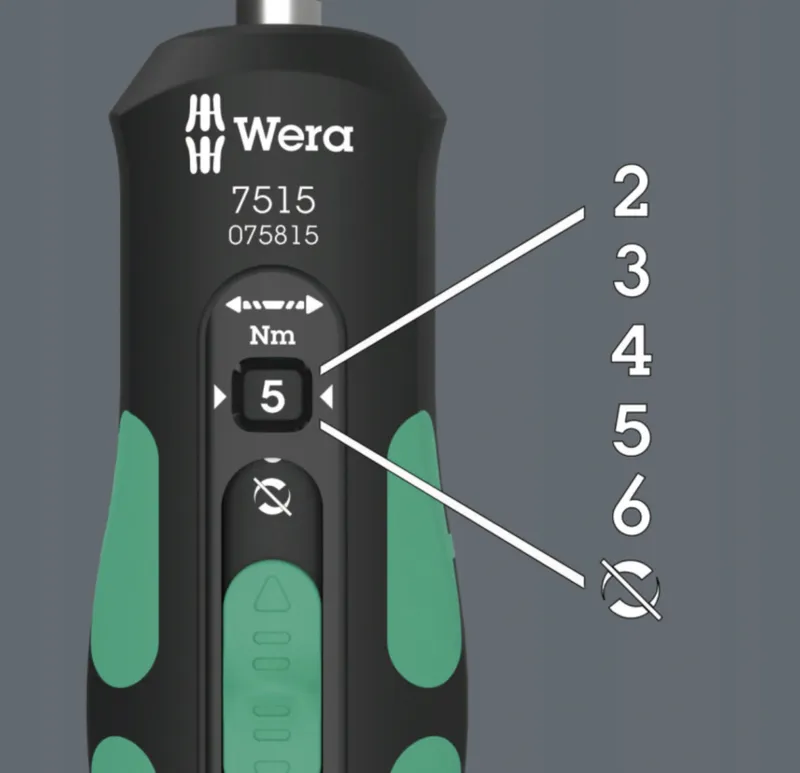 WERA Kraftform Momentschroevendraaier 2-6 Nm 1/4" 147,5mm — foto 7