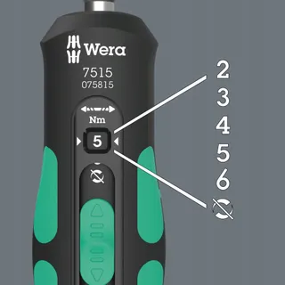 WERA Kraftform Momentschroevendraaier 2-6 Nm 1/4" 147,5mm — miniatuur 3