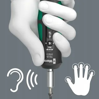 WERA Kraftform Momentschroevendraaier 2-6 Nm 1/4" 147,5mm — miniatuur 5