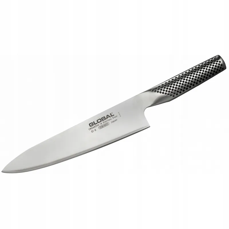 GLOBAL G-2 Koksmes 20cm Cromova 18 Roestvrij Staal — foto 8
