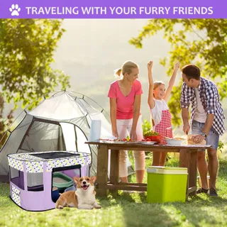 FALTBAR Opvouwbare Kooi Puppy's Draagbaar L — miniatuur 6