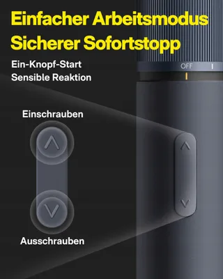 HOTO Elektrische Schroevendraaier LED 3,6V USB-C 12-in-1 1500mAh — miniatuur 4