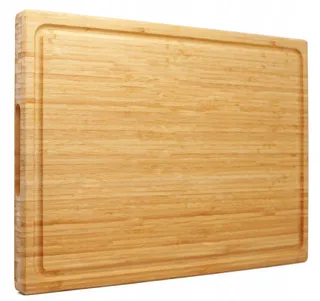 EKOLOGISCHE Bamboe Snijplank XXXL 60x40x3cm Met Sapgeul — miniatuur 1