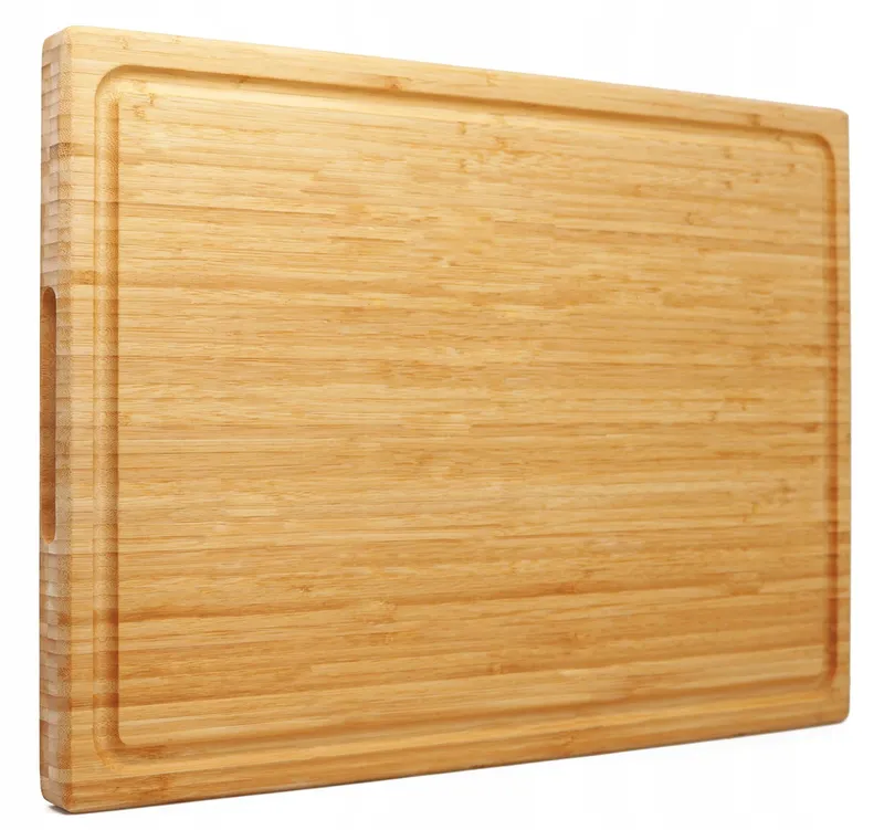 EKOLOGISCHE Bamboe Snijplank XXXL 60x40x3cm Met Sapgeul — foto 1