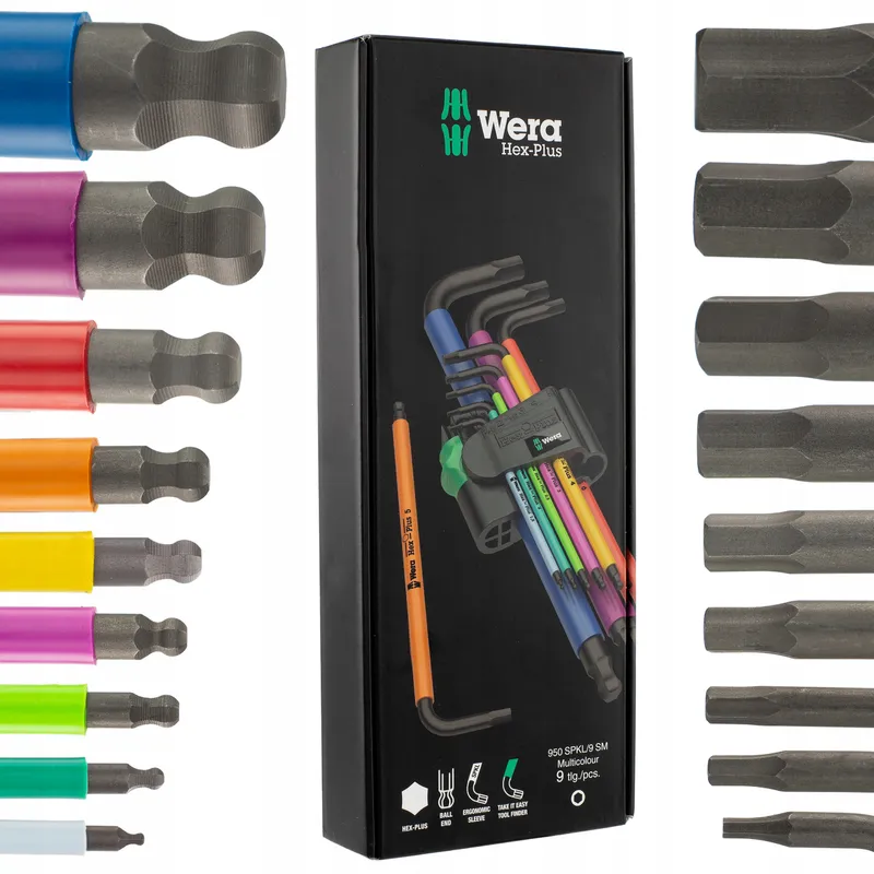WERA 950 SPKL/9 Hex-Plus Inbussleutelset Metrisch BlackLaser — foto 11