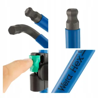 WERA 950 SPKL/9 Hex-Plus Inbussleutelset Metrisch BlackLaser — miniatuur 14