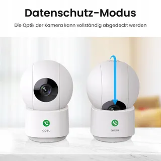 AOSU Binnencamera 2K 5G 2,4GHz 360 Kinderen Huisdieren Alexa — miniatuur 6